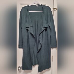 Simply Vera Vera Wang Open Drape Front Sweater, Large